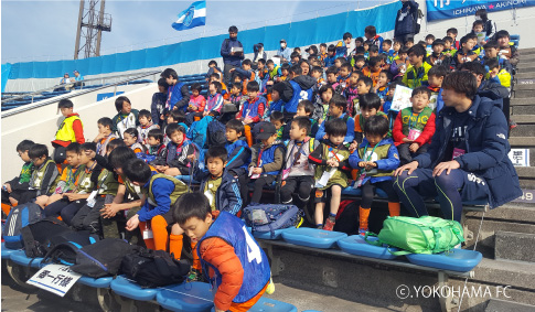 介護施設の皆様や小学生を横浜ＦＣ殿のホームゲームに招待